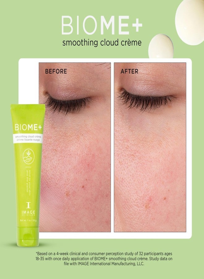 IMAGE Skincare, Discovery size BIOME+ Smoothing Cloud Crème, Microbiome Friendly Face Cream, Supports Skin Moisture Barrier, 1 oz - Image 3