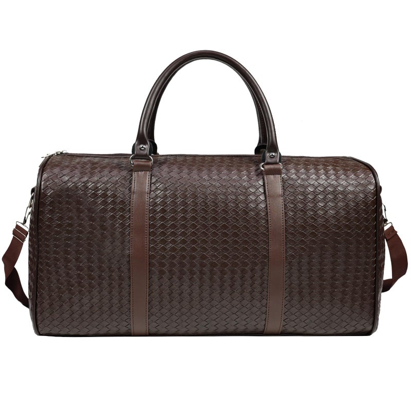 ERWUBA 27L SmallTravel Duffle Bag Weekender Bags for Women and Men with Shoe Compartment Foldable Waterproof Toiletry Bag Hospital Bags for Labor and Delivery Gym Bag Coffee color - Image 2
