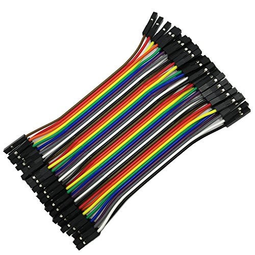 COMeap Breadboard Jumper Wires, Multicolored Ribbon Dupont Cables Assorted Kit 120 Pieces 10CM 40pin Male to Female for Arduino Raspberry Pi - Image 4