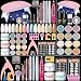 PEACECOLOR Acrylic Nail Kit for Beginners with Drill U V light, 3pc Acrylic Powder Clear/ Pink /White Set 12Pcs Glitter Powder 200Pcs Fake Tips Nail Starter Kit for Extensions DIY - Image 2
