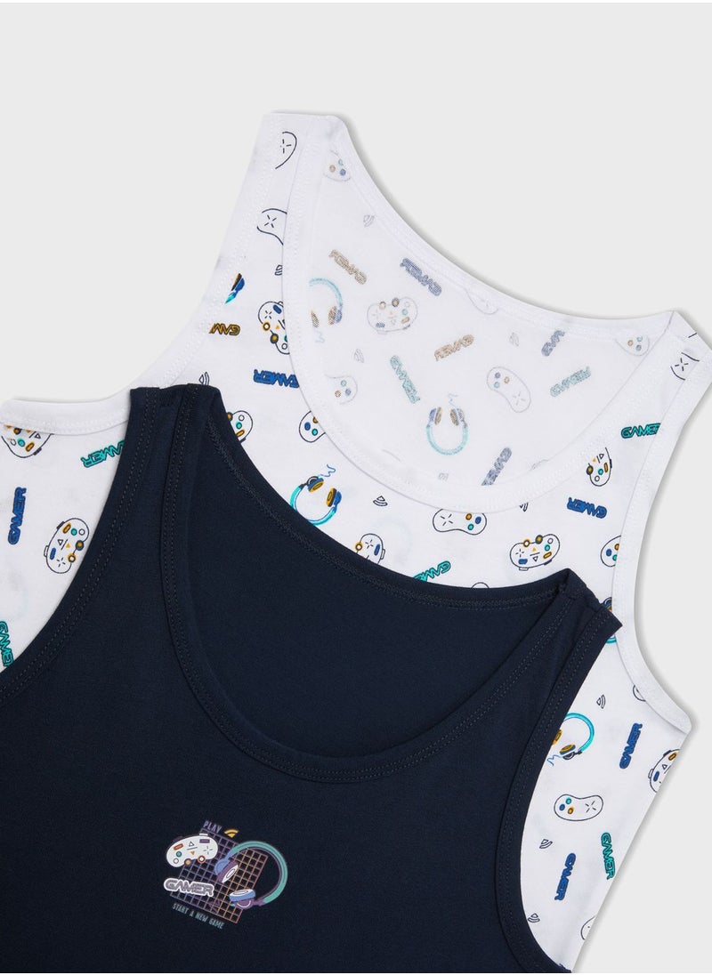 DeFacto - Boy 2 Piece Regular Fit Undershirt - Image 1