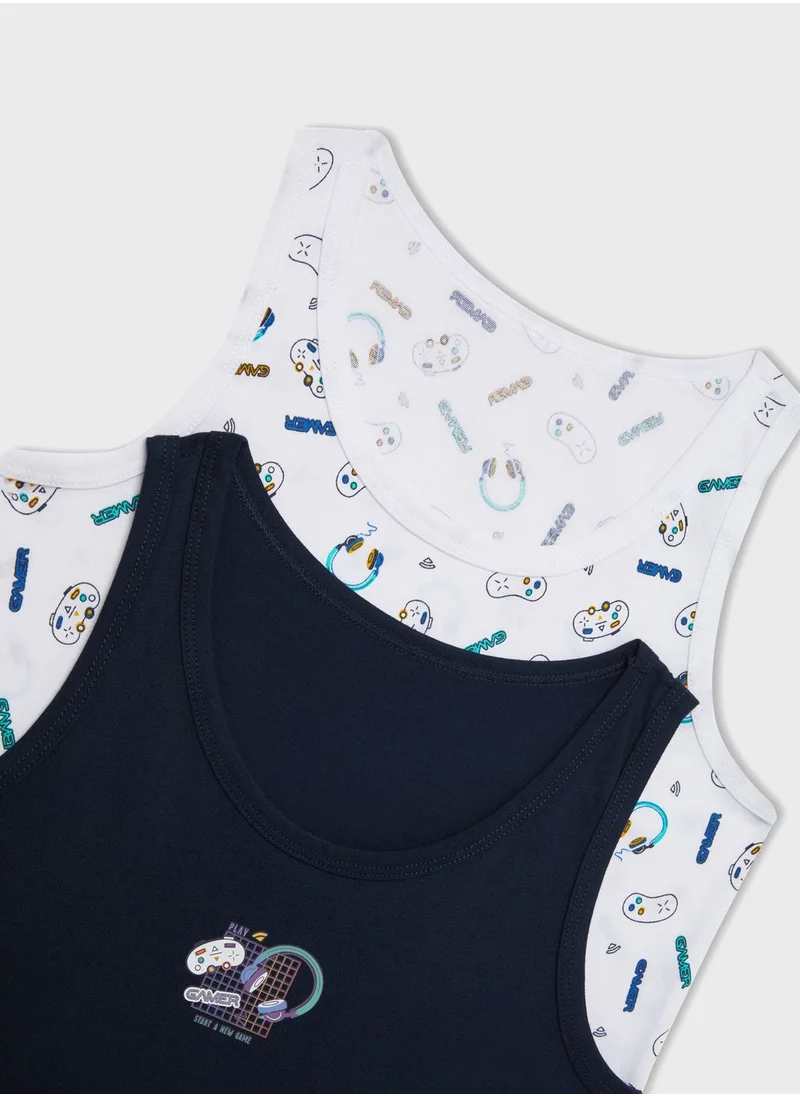 DeFacto Boy 2 Piece Regular Fit Undershirt