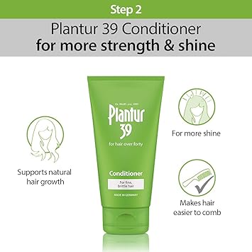 Plantur 39 Caffeine Shampoo Conditioner and Tonic Prevents and Reduces Hair Loss For Fine Brittle Hair Unique Galenic Formula Supports Hair Growth 250ml Shampoo 150ml Conditioner 200ml Tonic - Image 3
