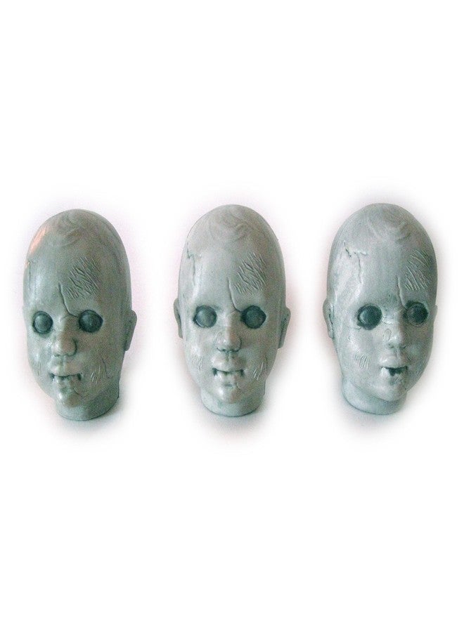 صن ستار مجموعة رؤوس دمى أطفال الزومبي من صن ستار (3 رؤوس) - ديكور هالوين مرعب - Image 1