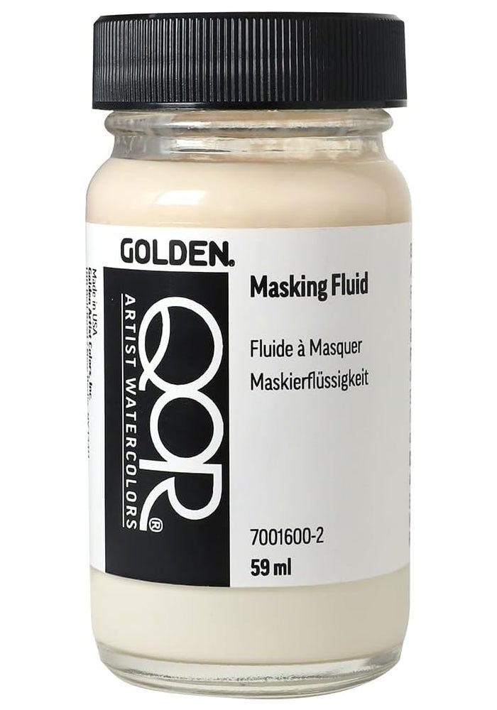 Golden Artist Colors QoR Masking Fluid 59ml - Latex Based Medium for Watercolor - Image 1