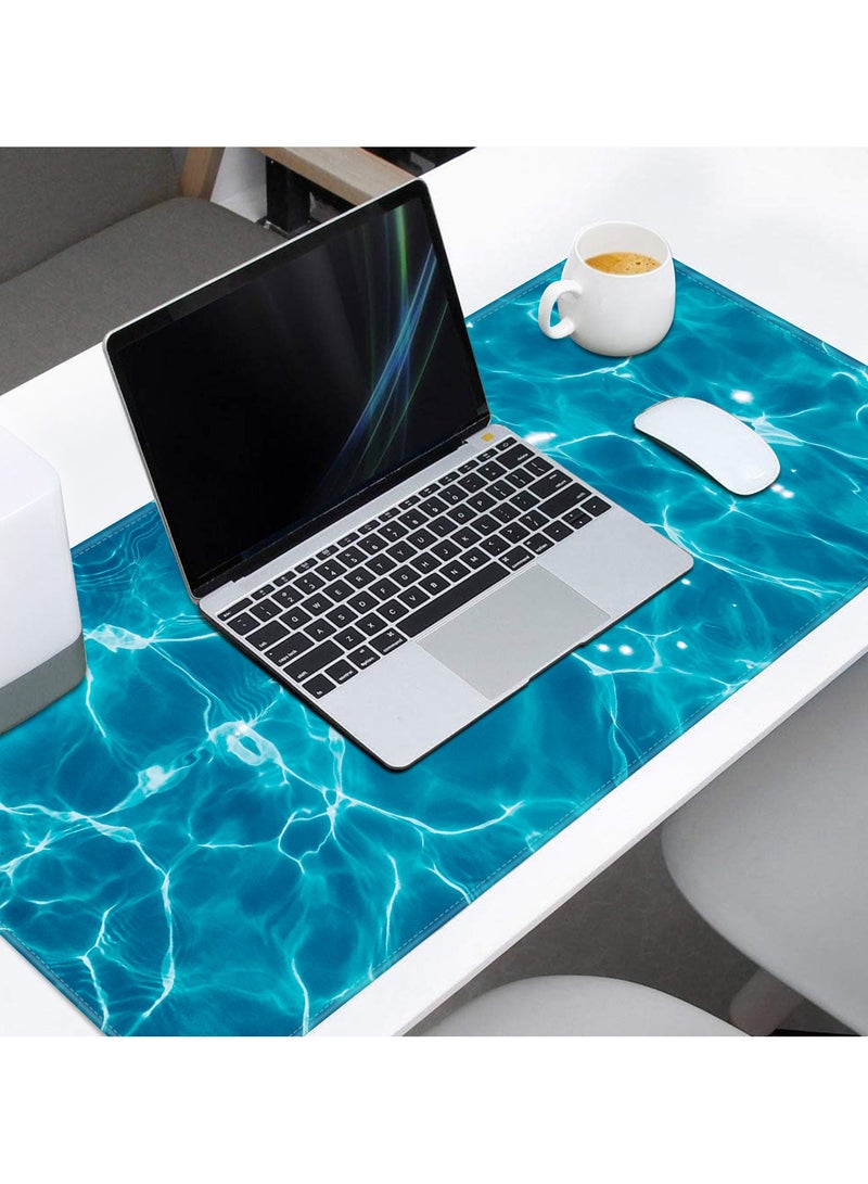 Snooe Large Mouse Pad Extended Mouse Pad Non-Slip Rubber Base Gaming Mouse pad Office Desk Mat Desk Pad Smooth Cloth Surface Keyboard Mouse Pads for Computers - Image 2