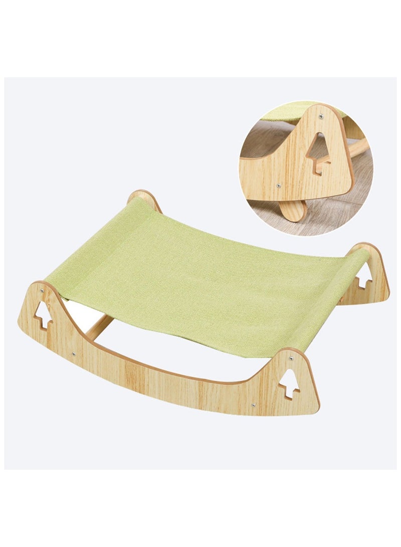 Cool Baby COOLBABY Cat Bed Pet Bed Pet Shaker Antislip Mat Design Washable Breathable Cloth Pad Solid Wood Cat Bed - Image 5