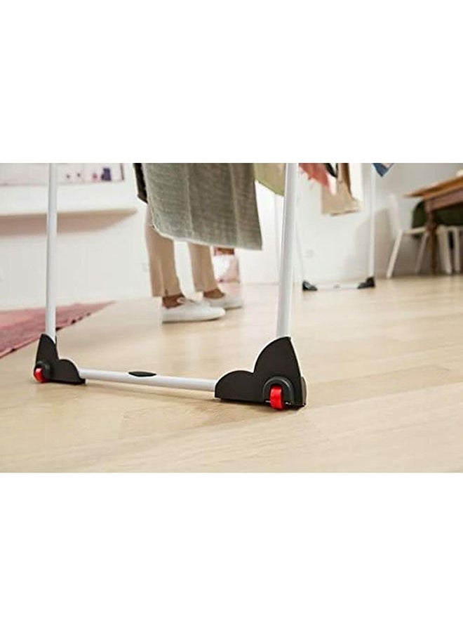 Vileda - Vileda Infinity Flexible Clothes Indoor Dryer with Parallel Steel Legs and Wings, Extendable Rack, Xxl Wires, Extreme Stability (257 x 57 x 108 cm) 157231 - Image 1
