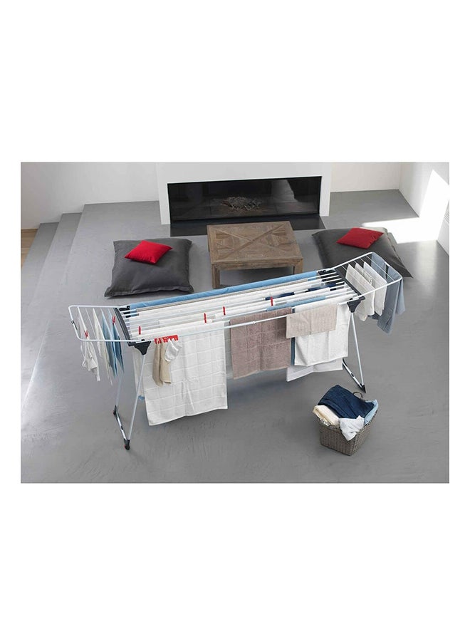 Vileda - Vileda Infinity Flexible Clothes Indoor Dryer with Parallel Steel Legs and Wings, Extendable Rack, Xxl Wires, Extreme Stability (257 x 57 x 108 cm) 157231 - Image 1