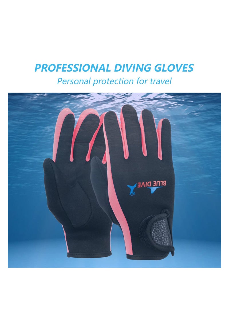 Generic Neoprene Wetsuit Thermal Gloves for Swimming, 1.55 MM Anti-Slip Waterproof Diving Glove for Men Women Boys Girls, Wet Suit Gloves for Winter Swim, Kayak, Surf Sailing Open Water Sports  - Image 4