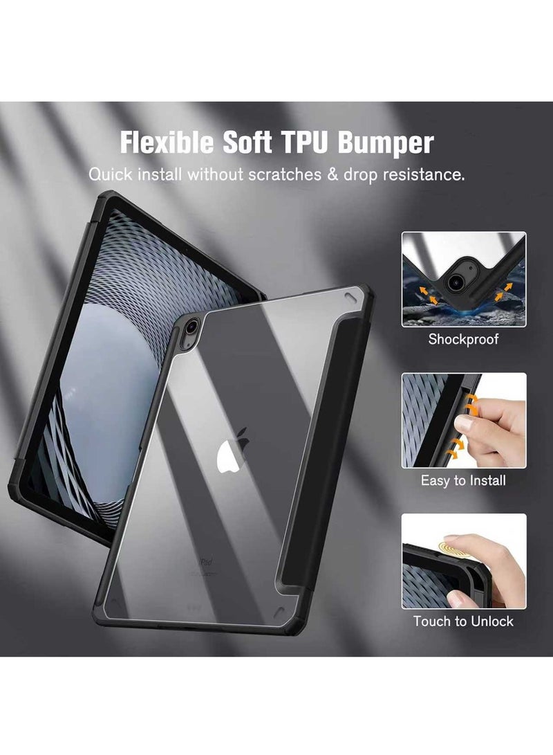 Fankalo 【1+1+1 Sets】for iPad Air 6th 11-Inch M2 (2024) Tablet Case and Digital Stylus Pencil and Screen Protector,Smart Protective Cover with Pencil Holder,Magnetic Digital Display, Continuous Touch Handwriting Pen,1 Pack Tempered Glass Film Guard for iPad Air 6 - Image 3