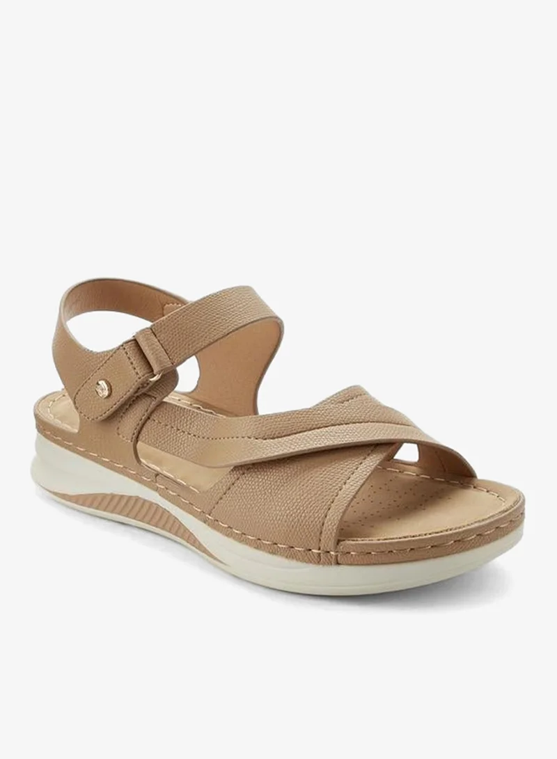 Flora Bella By Shoexpress Flora Bella Women Hook & Loop Cross Strap Sandals