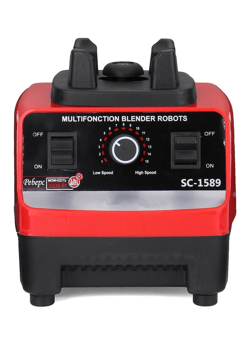 SILVER CREST خلاط كهربائي عالي السرعة سعة 2.5 لتر بقوة 4500 وات وخالي من مادة BPA ومعالج طعام وكسارة عصائر ثلج - Image 3