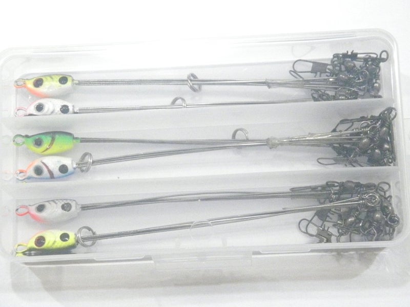 wLure 6 Umbrella Rigs Test in Alabama Fishing Lures in One Tackle Box for Bass Fishing AR3KB - Image 2