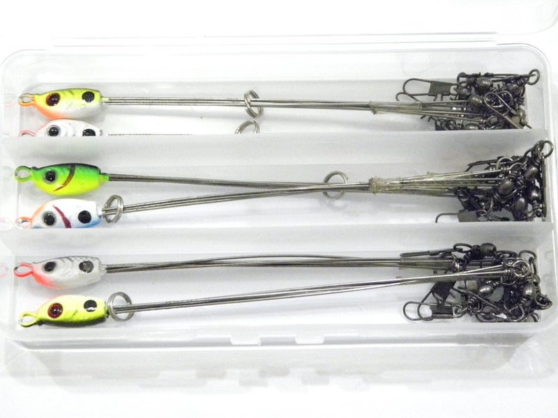 wLure 6 Umbrella Rigs Test in Alabama Fishing Lures in One Tackle Box for Bass Fishing AR3KB - Image 1