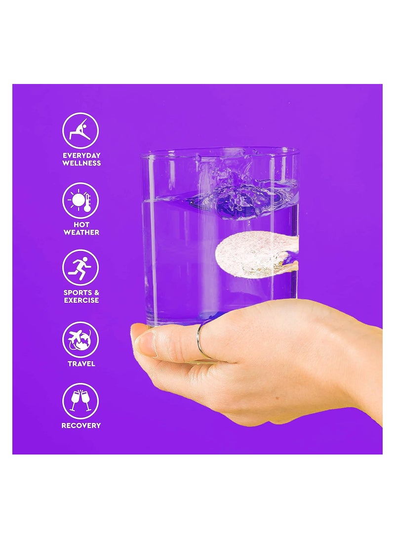 ORS Pack of 3 Hydration Tablets With Electrolytes Black Currant Flavor 12 Tablets - Image 2