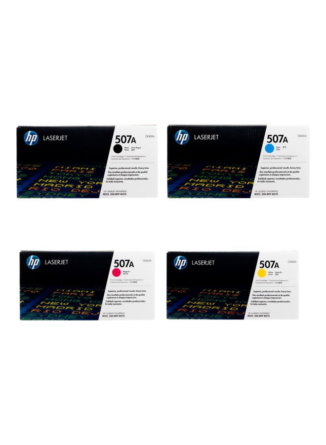 HP مجموعة خراطيش حبر أصلية لطابعة ليزر جيت مكونة من 4 قطع أسود/ سماوي/ أصفر/ ماجينتا - Image 1