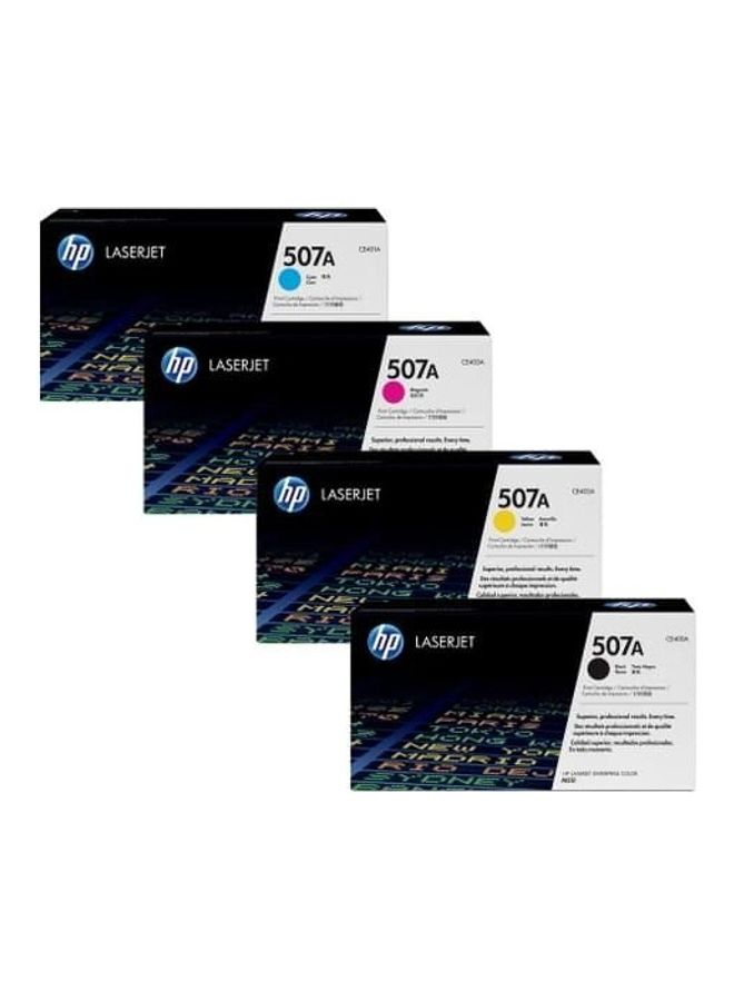 HP مجموعة خراطيش حبر أصلية لطابعة ليزر جيت مكونة من 4 قطع أسود/ سماوي/ أصفر/ ماجينتا - Image 2