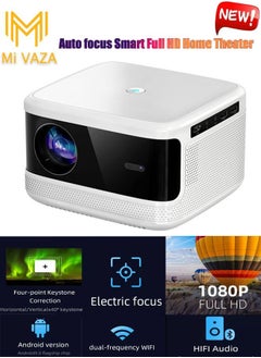 جهاز عرض ذكي صغير T40 1920*1080P أندرويد 9.0 ثنائي واي فاي 2.4G+5G WI-FI DLP LED جهاز عرض
