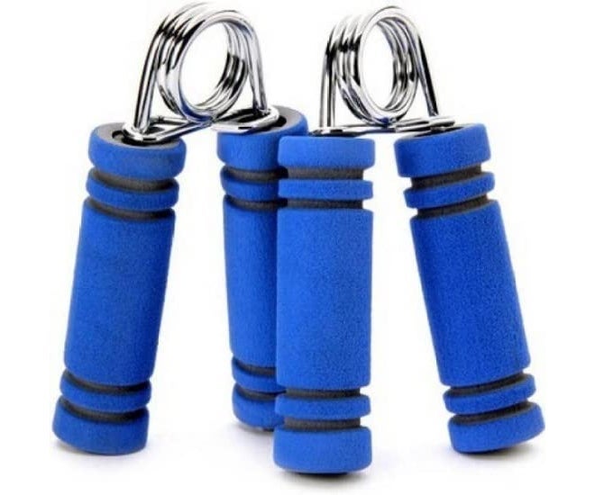 Hand Gripper Soft Foam Blue (Pack of 2) Wrist Power Hand Grip/Fitness Grip