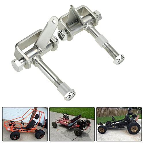 GREHUA Go Kart Steering Spindle Bracket Set 5/8" Axle 3-3/4" Long Compatible with Predator 212cc 196cc 6.5hp 13hp 15hp 420cc 301cc Manco Azusa Yerf-Dog Heavy Duty Go Cart Spindles Go Kart Parts - Image 3