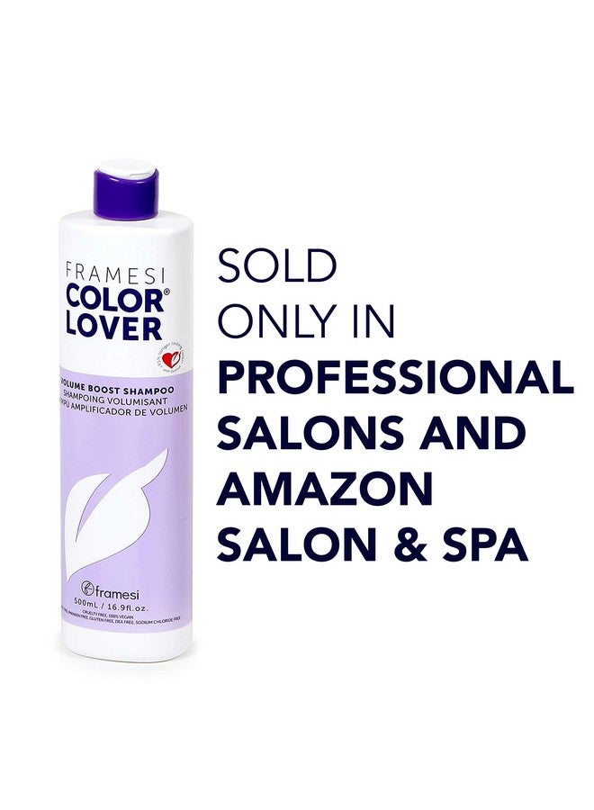 فراميسي شامبو Framesi Color Lover Volume Boost، 16.9 أونصة سائلة، شامبو خالٍ من الكبريتات مع الكينوا والصبار، للشعر المصبوغ - Image 5