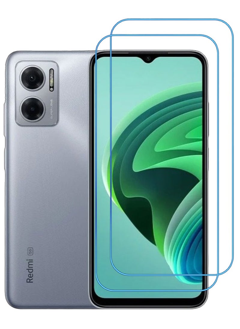 ACLIX 2 Pieces Antistatic ESD Dustproof Premium Quality High Definition Clear Tempered Glass Screen Protector Designed For Xiaomi Redmi Note 11E - Image 1