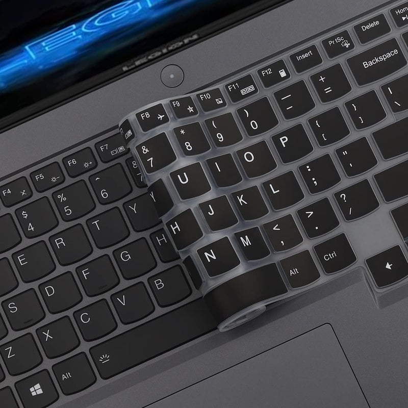 Oaky غطاء لوحة مفاتيح لجهاز Lenovo LOQ/سلسلة Lenovo Legion 5 Legion 5 5i 5p 5pi 15.6 بوصة/Lenovo Legion 7، 7i 17.3 بوصة/لابتوبات Lenovo ideaPad Gaming 3، 3i 15.6/16 بوصة للألعاب - أسود - Image 5