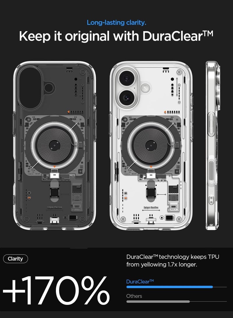 Spigen Ultra Hybrid MagFit iPhone 17 Case Cover with MagSafe (2025) - Neo One - Image 4