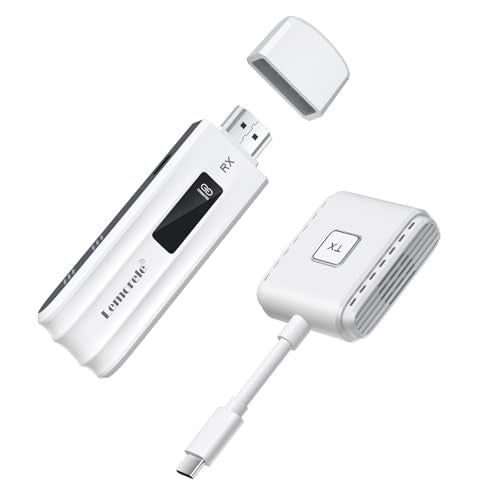 Lemorele Wireless USBC Transmitter and HDMI Receiver Kit PlugPlay USBC to HDMI Wireless Extender 245G 164ft Range 1080P Full HD for Streaming VideoAudio to HD TVMonitor from PhoneLaptop - Image 1