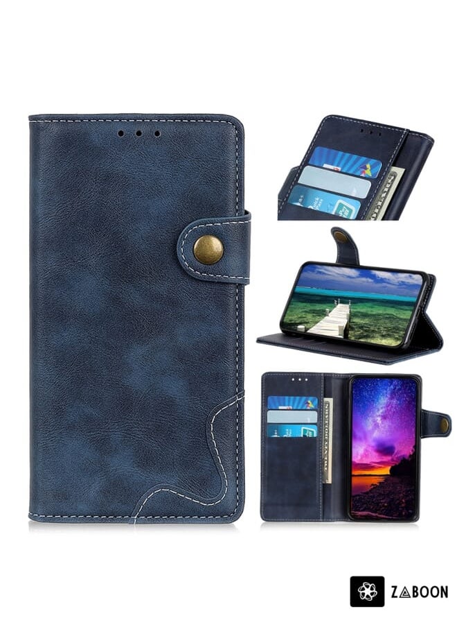 Zaboon Protective Case For Motorola Moto G Stylus 5G 2022 KHAZNEH Litchi Texture Leather RFID  - Image 1