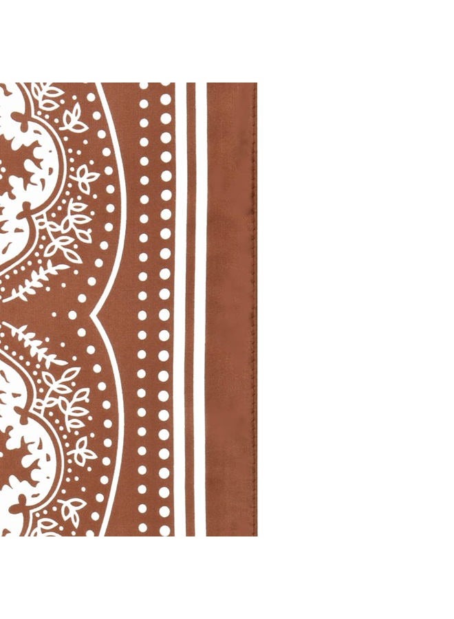 AOLIGE Scarf Satin Square Neck Hair Scarfs for Women 27" x 27" - Image 4