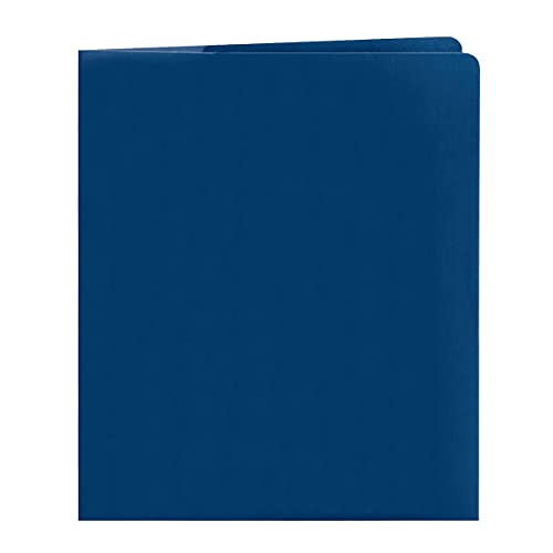 Smead Lockit Two-Pocket Heavyweight Folder, Letter Size, Dark Blue, 25 per Box (87982) - Image 5