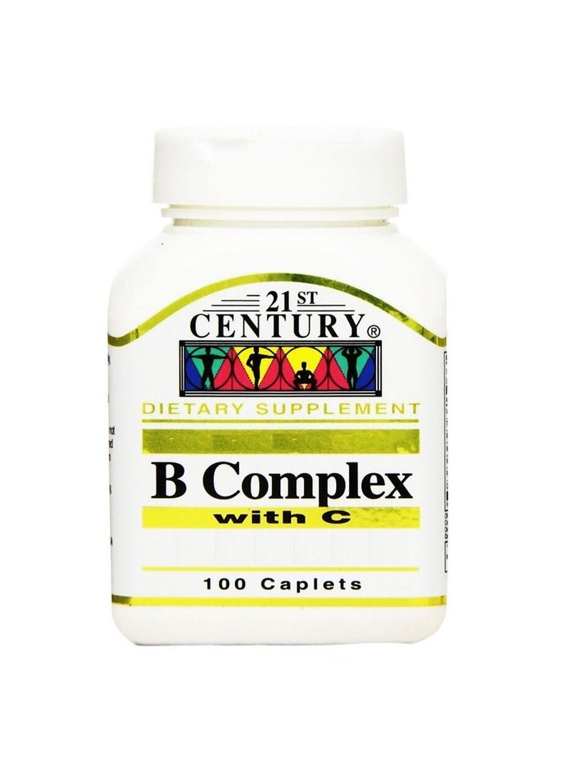 21st CENTURY - B Complex Plus Vitamin C Tablets 100's - Image 1