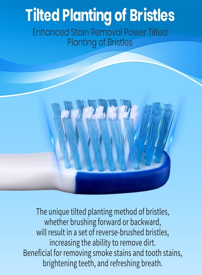 Fremouth Firm Toothbrushes, Ergonomic Handle, 6 Count - Image 3