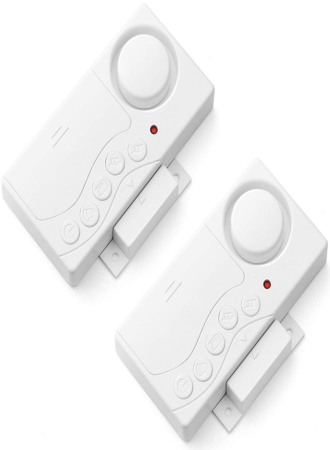 WSDCAM Freezer Alarm With Adjustable Delay - Wireless Fridge Door Sensor Chime, Loud 108dB, 3/15/30/60 Seconds, 4-in-1, 2 Pack - Image 1