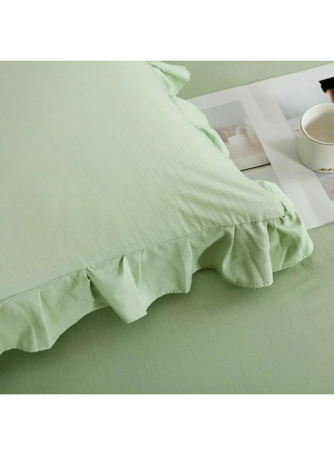 NADAV Charm Plain Pillow Cover Set – Tiffany– 2 Pieces - Image 2