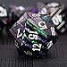 Maywin Inlay Metal Dice Set 7pcs Luxury DND Dice with Decorative Inlay Heavy Zinc Alloy RPG Dice for Tabletop Games - Image 2