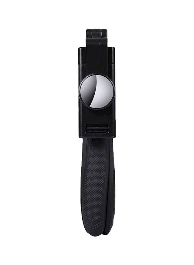 NIBEMINENT Selfie Stick Tripod With Mirror Extendable Monopod Black  - Image 1