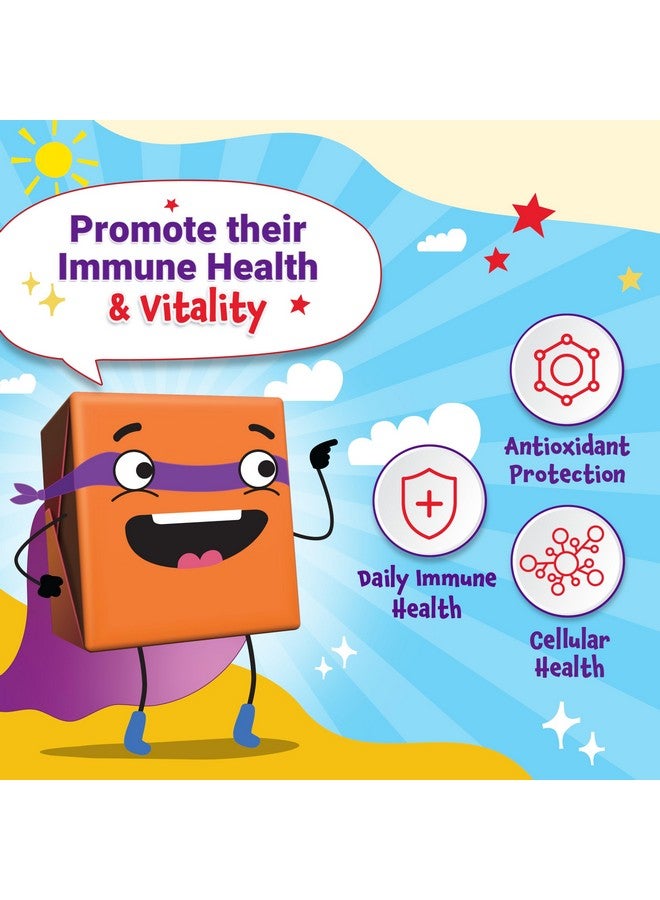 FORCE FACTOR Kids Immune Health Super Chews, Kids Immune Support Supplement with Vitamin D for Kids, Elderberry, Vitamin C, & Zinc, 2-Month Supply, Non-GMO, Apple Berry Flavor, 60 Soft Chews - Image 2