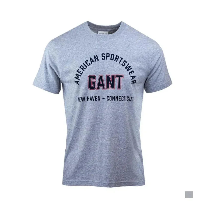 غانت Gant Printed Graphic Short Sleeve T-Shirt