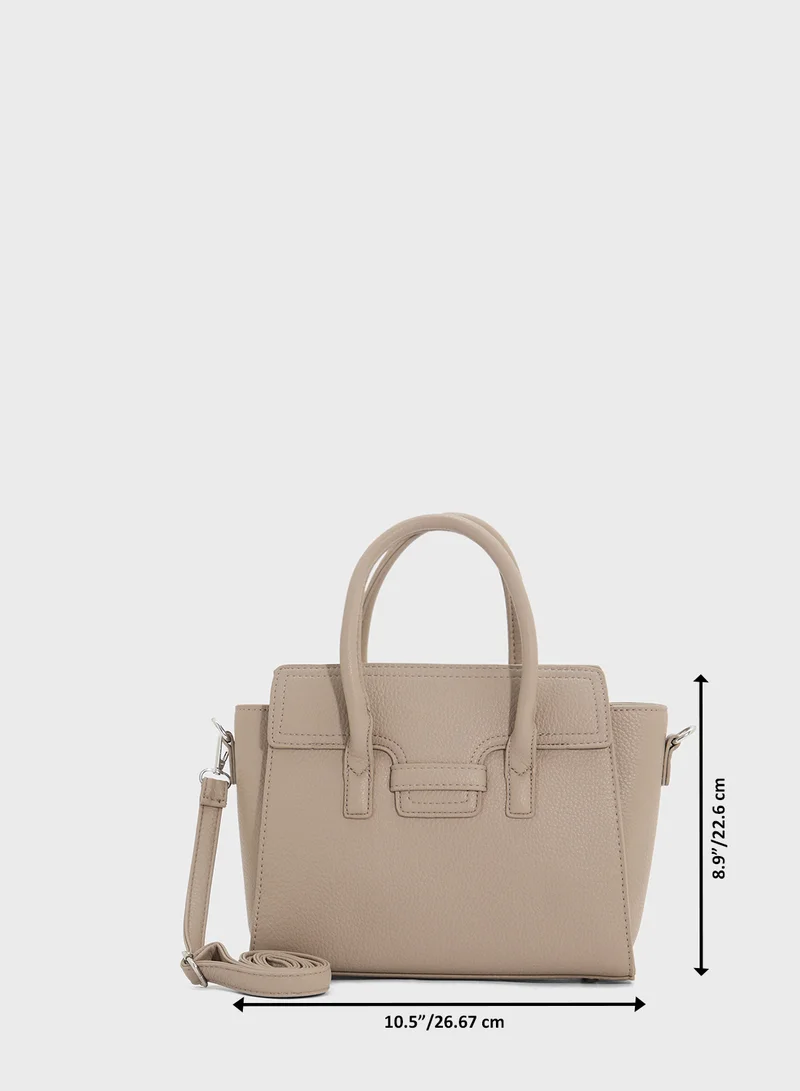 ELLA Tonal Detail Satchel