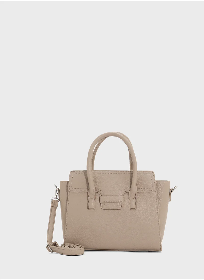 ELLA Tonal Detail Satchel