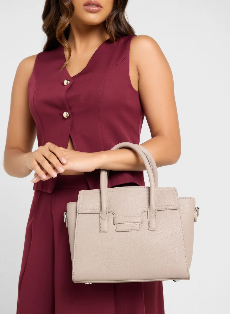 ELLA Tonal Detail Satchel