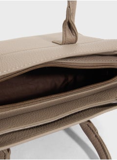 ELLA Tonal Detail Satchel  - Image 5