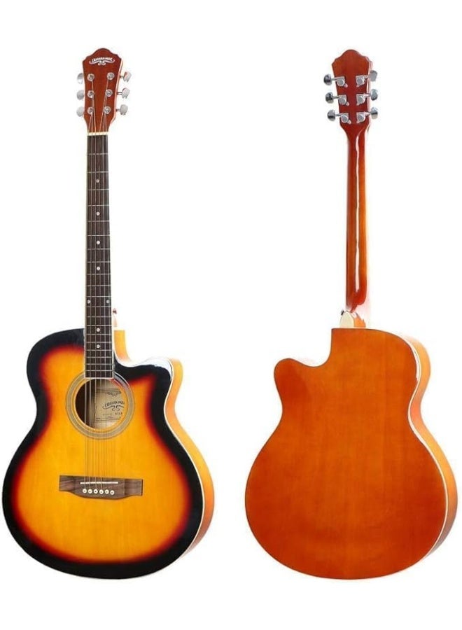 MegArya 41 Inch Acoustic Guitar G41 Sun Burst Made to Perfection - Image 1