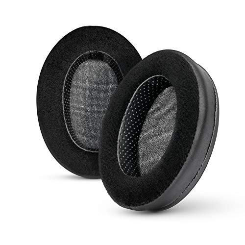 Brainwavz Hybrid Memory Foam Earpad - Black PU/Velour - Suitable for Large Over The Ear Headphones - AKG, HifiMan, ATH, Philips, Fostex - Image 1