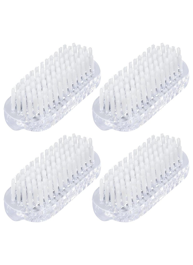 Framendino Framendino, 4 Pack Cleaning Nail Brushes Two Sided Hand Scrubbing Brush Plastic Fingernail Toes Scrubber for Women Men 