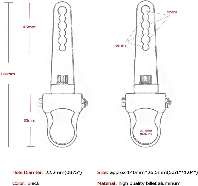 MOTLTECH MOTL Tube Clamps for LED Light Bars - Image 2