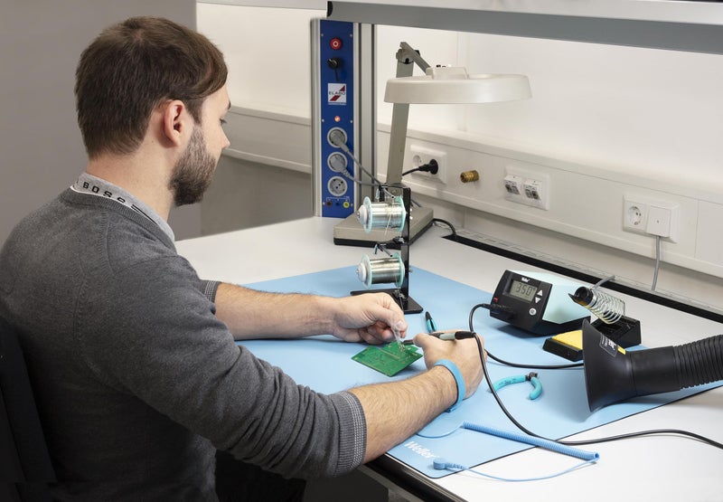 WELLER Weller T0051403699 Antistatic ESD Premium Work Station Soldering Mat Set, 900 x 600 mm, Blue Soldering Mat Set  - Image 2